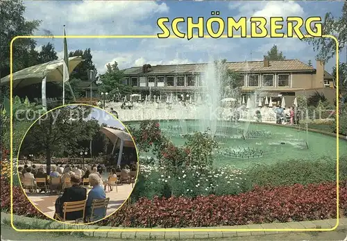 Schoemberg Schwarzwald Kurhaus Wasserspiele Kurkonzert Kat. Schoemberg