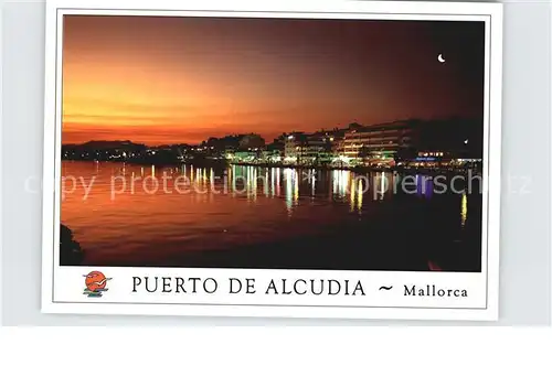 Puerto de Alcudia bei Sonnenuntergang Kat. Alcudia Mallorca