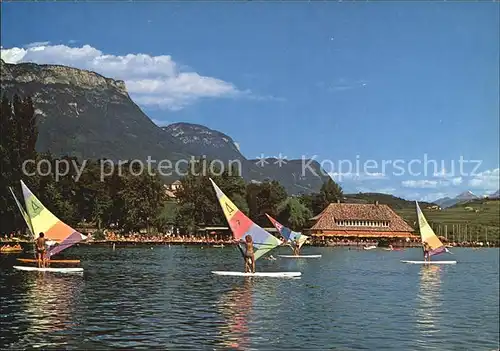 Bozen Suedtirol Restaurante Lido di Caldaro  Kat. Bozen Suedtirol