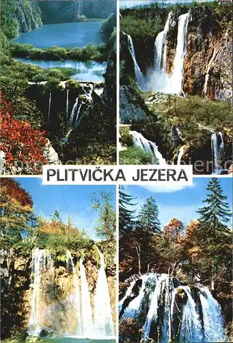 Plitvicka Jezera Wasserfaelle Panorama  Kat. Kroatien