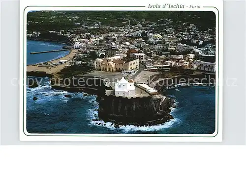 Isola d Ischia Forio Fliegeraufnahme Kat. Golfo di Napoli