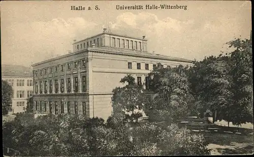 Halle Saale Universitaet Halle-Wittenberg / Halle /Halle Saale Stadtkreis