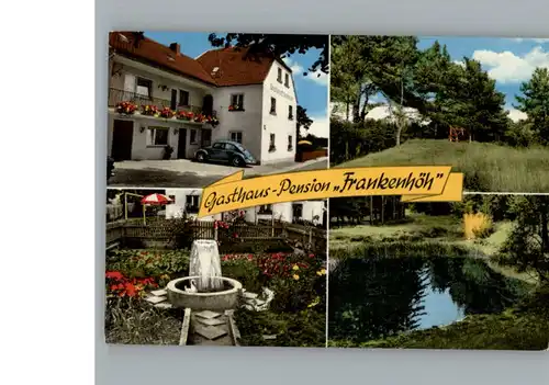 Huehnerloh Gasthaus-Pension Frankenhoeh / Goessweinstein /Forchheim LKR