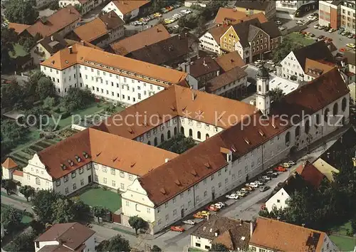Bad Woerishofen Kloster Kurhaus der Dominikanerinnen Fliegeraufnahme / Bad Woerishofen /Unterallgaeu LKR