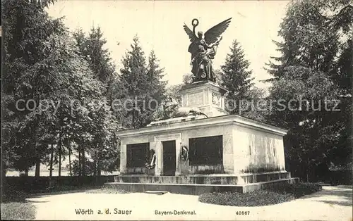 Woerth sur Sauer Bayern Denkmal Kat. Woerth