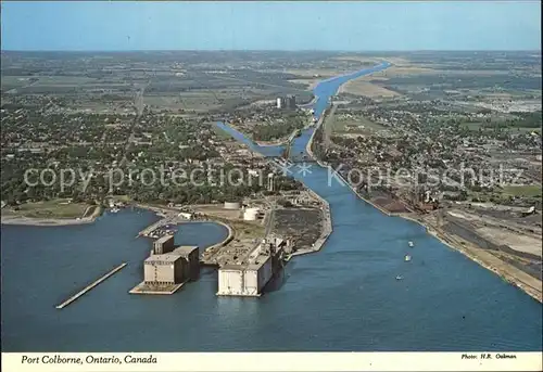 Ontario Canada Port Colborne Fliegeraufnahme Kat. Kanada