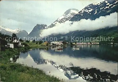 Olden Nordfjord Panorama Kat. Norwegen