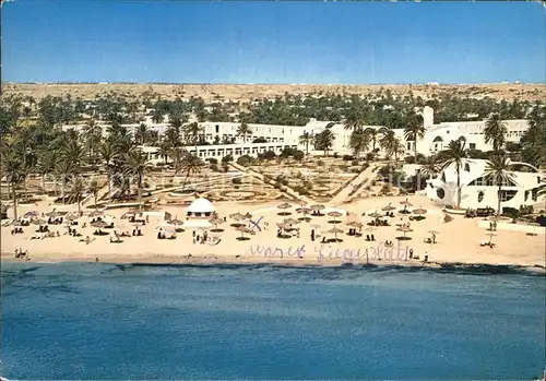 Zarzis Hotel Sidi Saad Strand Fliegeraufnahme Kat. Tunesien