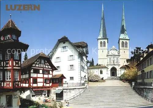 Luzern LU Hofkirche Kat. Luzern