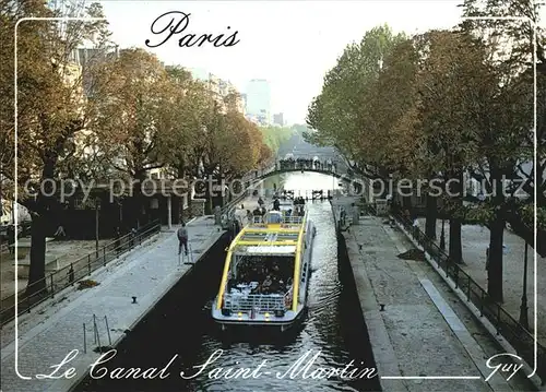 Paris Canal Saint Martin Kat. Paris