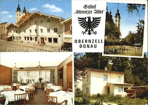 Obernzell Donau Gasthof Schwarzer Adler Kat. Obernzell