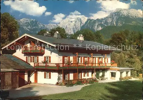 Schoenau Berchtesgaden Gaestehaus Lugererlehen Kat. Berchtesgaden