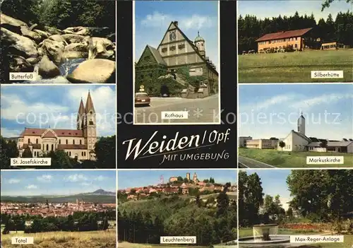 Weiden Oberpfalz Markuskirche Silberhuette Butterfass  Kat. Weiden i.d.OPf.