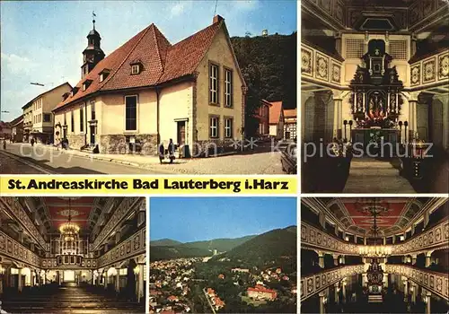 Bad Lauterberg Sankt Andreaskirche Kat. Bad Lauterberg im Harz