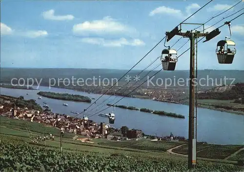 Ruedesheim Rhein Kabinenlift  Kat. Ruedesheim am Rhein