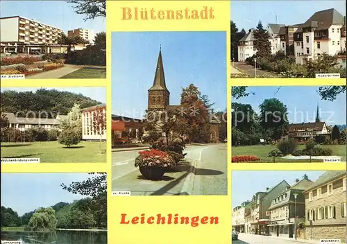 Leichlingen Rheinland Stadtpark Kirche Kat. Leichlingen (Rheinland)