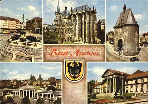 Bad Aachen Stadtansichten mit Dom und Tivoli