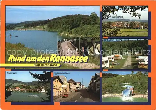 Ranna Oberpfalz Rannasee Wegsceid Gottsdorf Ferienzentrum Obernzell Untergriessbach Wasserrutsche Kat. Auerbach i.d.OPf.