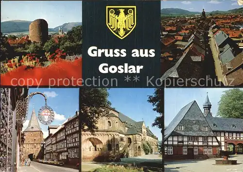 Goslar Altstadt Breites Tor Kaiserpfalz  Kat. Goslar