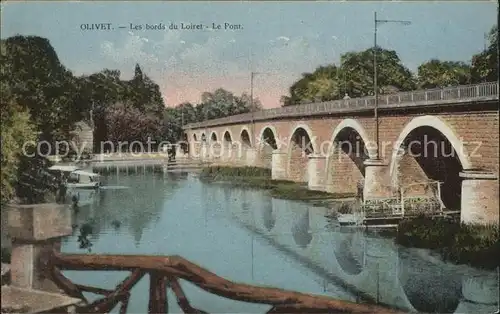 Olivet Loiret Les bords du Loiret Pont Kat. Olivet