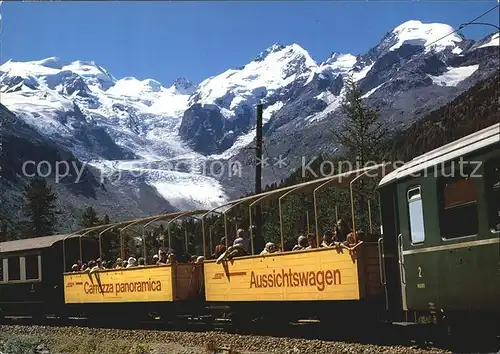 Rhaetische Bahn Aussichtswagen Berninagruppe Kat. Eisenbahn