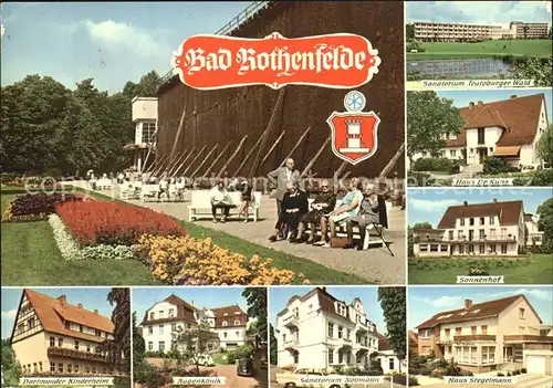 Bad Rothenfelde Sonnenhof Haus Stegelmann Augenklinik Kat. Bad Rothenfelde