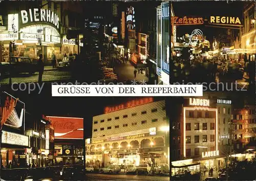 St Pauli Reeperbahn Regina Lausen Bierhaus Kat. Hamburg
