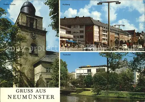 Neumuenster Schleswig Holstein Violinkirche Kuhberg Teichufer Kat. Neumuenster