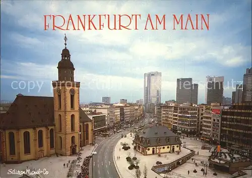 Frankfurt Main Hauptwache Kirche Kat. Frankfurt am Main