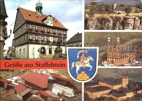 Staffelstein Rathaus Kirche Kloster Kat. Bad Staffelstein