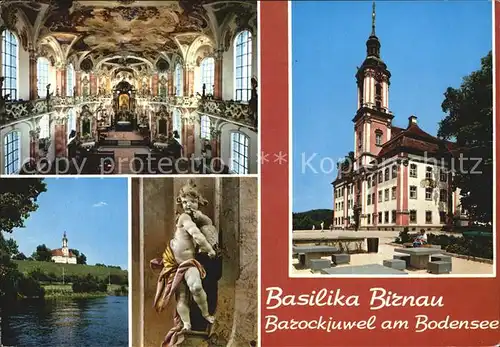 Birnau Bodensee Wallfahrtskirche Inneres Putten Kat. Uhldingen Muehlhofen