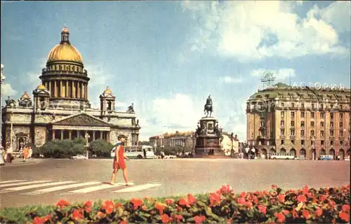 St Petersburg Leningrad Isaaksplatz 