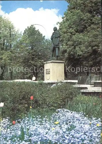 Kaliningrad Schiller Denkmal  Kat. Kaliningrad