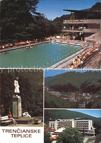 Trencianske Teplice Freibad Denkmal