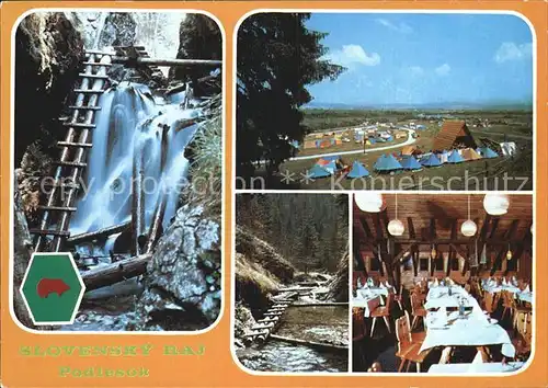 Slovensky Raj Camping Wasserfall