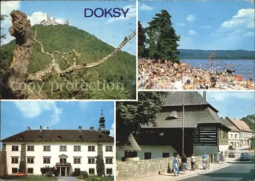 Doksy Hirschberg See  Strand  Kat. Doksy 