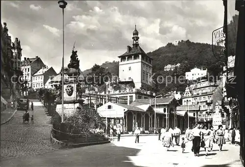 Karlovy Vary Marktkolonnade Kat. Karlovy Vary Karlsbad