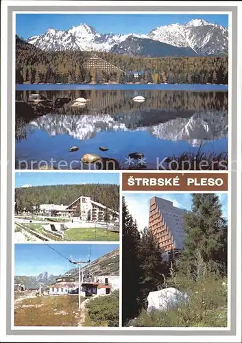 Strbske Pleso Seepartei  Hotel Patria Hotel Panorama Kat. Tschirmer See Vysoke Tatry