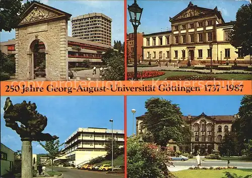 Goettingen Niedersachsen Georg August Universitaet Kat. Goettingen