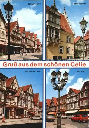 Celle Niedersachsen Rathaus Zoellnerstrasse Markt  Kat. Celle