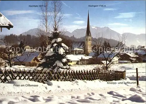 Prien Chiemsee Hochgern Hochfelln Kat. Prien a.Chiemsee