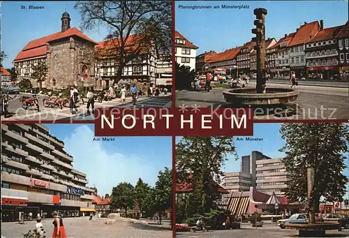 Northeim Pfennigbrunnen Muensterplatz Sankt Blasien Kat. Northeim