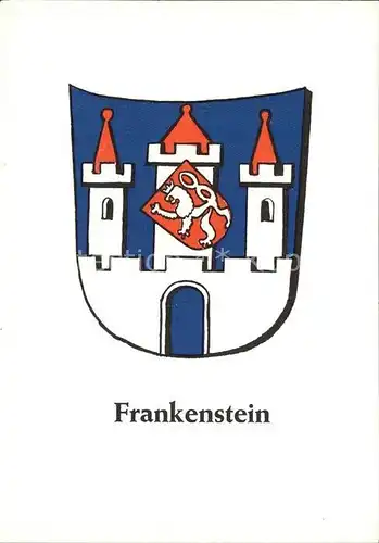 Frankenstein Niederschlesien Wappen Kat. Zabkowice Slaskie