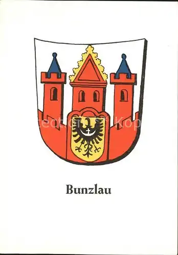 Bunzlau Niederschlesien Wappen Kat. Boleslawiec