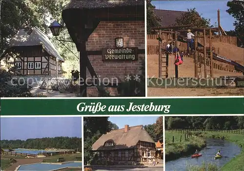 Jesteburg Gemeindeveraltung Spielplatz Kanufahrt Kat. Jesteburg