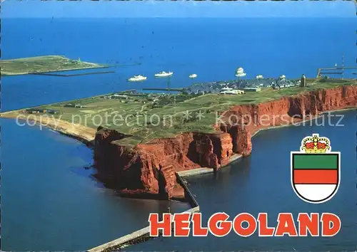 Helgoland Luftaufnahme Kat. Helgoland