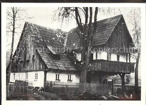 Polen Alt Grafschafter Bauernhaus Nieder Schwedelsdorf Kat. Polen
