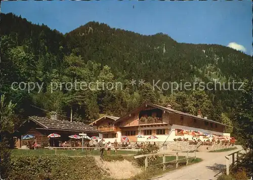 Kreuth Tegernsee Gaststaette und Cafe Schwaigeralm  Kat. Kreuth