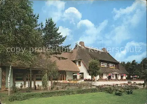 Wesendorf Niedersachsen Hotel Raststaette Der Heidehof Naturschutzgebiet Lueneburger Heide Kat. Wesendorf