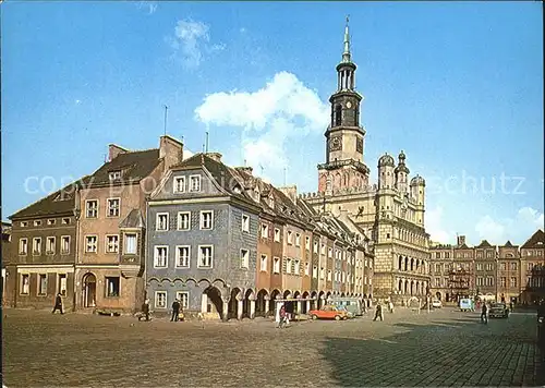 Poznan Posen Marktplatz Rathaus Kat. Poznan